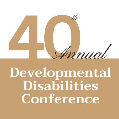 40th Annual Developmental Disabilities Conference Banner